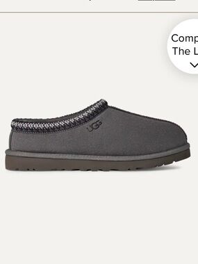 UGG Mens/Kids Gray Tasman Slippers